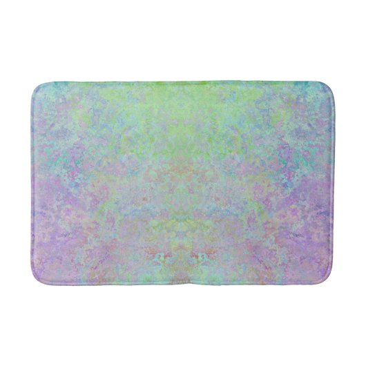 Lavender Dream Neon Pastel Alcohol Inkt Abstract Badmat (Voorkant)