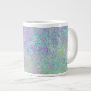 Lavender Dream Neon Pastel Alcohol Inkt Abstract Extra Grote Beker