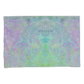 Lavender Dream Neon Pastel Alcohol Inkt Abstract Kussensloop (Voorkant-Rechts)