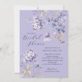 Lavender Dreams Bridal Shower Invitations (Devant)