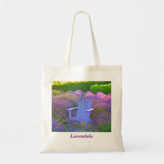 Lavender Dreams canvas tas (Voorkant)