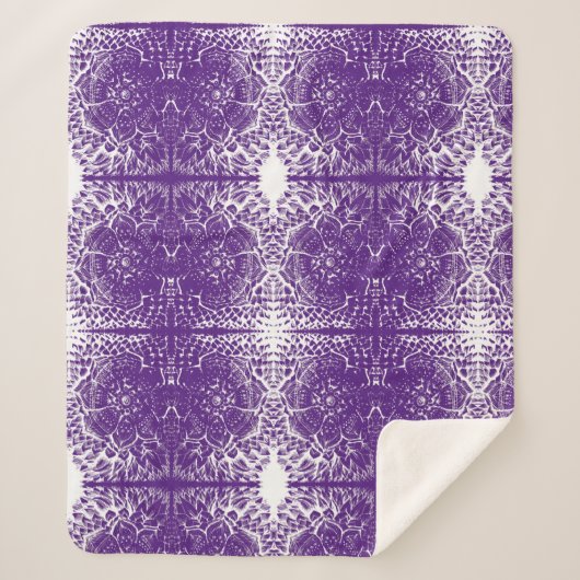 lavender dreams sherpa blanket sherpa deken (Voorkant)