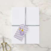 Lavender Elephant Cadeaulabel (Met Touw)