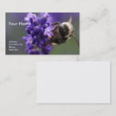 Lavender en bijen visitekaartje (Voorkant / Achterkant)