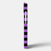Lavender en Black Checkered Pattern Case-Mate iPhone Case (Achterkant / Links)