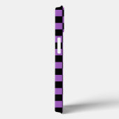 Lavender en Black Checkered Pattern Case-Mate iPhone Case (Achterkant / Rechts)