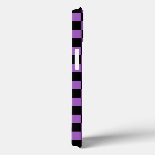 Lavender en Black Checkered Pattern Case-Mate iPhone Case (Achterkant / Rechts)