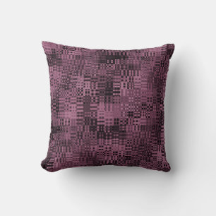 Lavender en Black Pattern Pillow Kussen