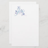 Lavender en Blue Joy Briefpapier (Voorkant / Achterkant)