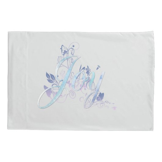 Lavender en Blue Joy Kussensloop (Achterkant-Links)