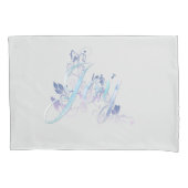 Lavender en Blue Joy Kussensloop (Voorkant-Links)