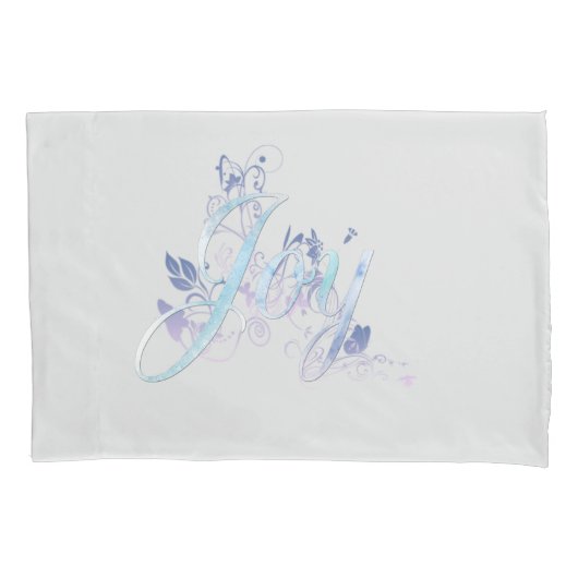 Lavender en Blue Joy Kussensloop (Voorkant-Links)