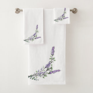 Lavender en Eucalyptus Bad Handdoek