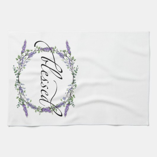 Lavender en Eucalyptus Blessed Theedoek (Horizontaal)