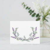 Lavender en Eucalyptus Briefkaart (Staand voorkant)