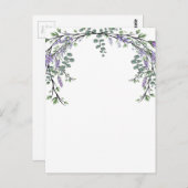Lavender en Eucalyptus Briefkaart (Voorkant / Achterkant)