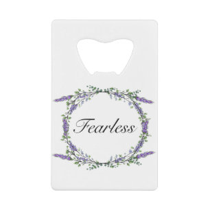 Lavender en Eucalyptus Fearless Kredietkaart Flessenopener