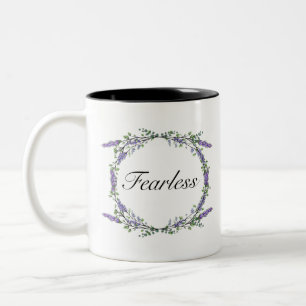 Lavender en Eucalyptus Fearless Tweekleurige Koffiemok