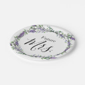 Lavender en Eucalyptus Future Mrs. Papieren Bordje (Gekanteld)
