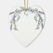 Lavender en Eucalyptus Keramisch Ornament (Links)