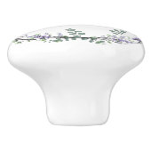 Lavender en Eucalyptus Keramische Knop (Zijkant)