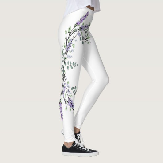 Lavender en Eucalyptus Leggings (Rechts)