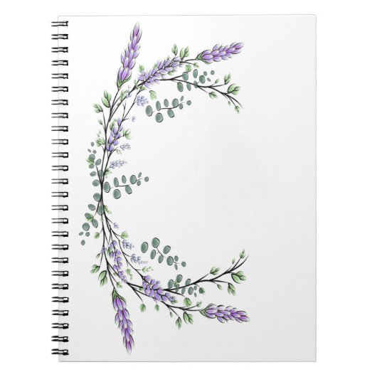 Lavender en Eucalyptus Notitieboek (Voorkant)