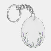 Lavender en Eucalyptus Sleutelhanger (Voorkant Links)