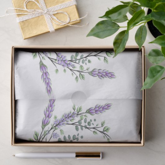 Lavender en Eucalyptus Tissuepapier (Geschenk)