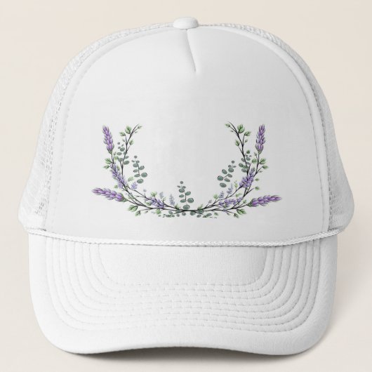 Lavender en Eucalyptus Trucker Pet (Voorkant)