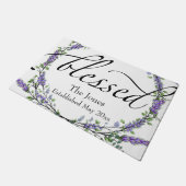 Lavender en Eucalyptus zonder been Deurmat (Schuin)