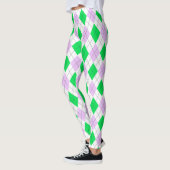 Lavender en Green Argyle Leggings (Links)