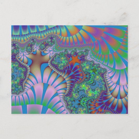 Lavender en Green Melt Briefkaart (Voorkant)