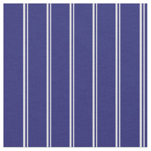 Lavender en Midnight Blue Colored Lined Pattern Stof