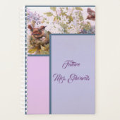 Lavender en Pink Floral Daily Planner (Voorkant)