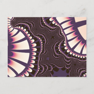 Lavender en Roze achtervoegsel Briefkaart