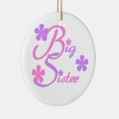 Lavender en Roze Big Sister Gifts Keramisch Ornament (Rechts)
