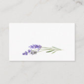 Lavender en sage RSVP Informatiekaartje (Achterkant)