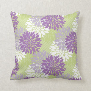 Lavender en Spring Green Home Decor Kussen