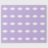 Lavender en White Cloud Personal Gift Wrap Cadeaupapier (Vlak)