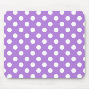 Lavender en White Polka Dots Muismat