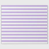 Lavender en witte strepen cadeaupapier (Vlak)