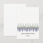 Lavender Escortkaart Kaart (Voorkant / Achterkant)