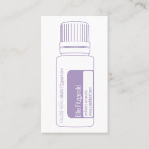 Lavender Essential Oil Fles Visitekaartje