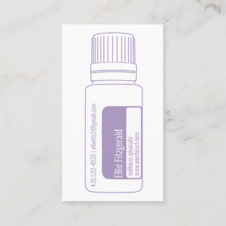 Lavender Essential Oil Fles Visitekaartje