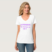 Lavender Essential Oil T-Shirt (Voorkant volledig)