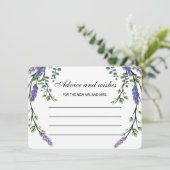 Lavender eucalyptus boho conseil et de la carte de (Debout devant)
