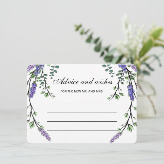 Lavender eucalyptus boho conseil et de la carte de (Debout devant)