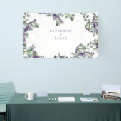 Lavender & Eucalyptus Names Wedding Spandoek (Beurs)
