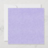 Lavender & Eucalyptus Square Weddenschap Kaart (Achterkant)